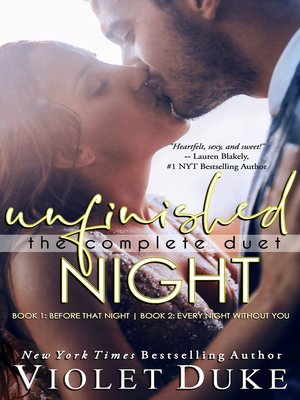 cover image of Unfinished Night — the Complete Duet